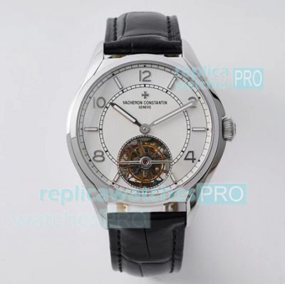 EUR Factory Swiss Replica Vacheron Constantin Fiftysix Tourbillon Watch Stainless Steel